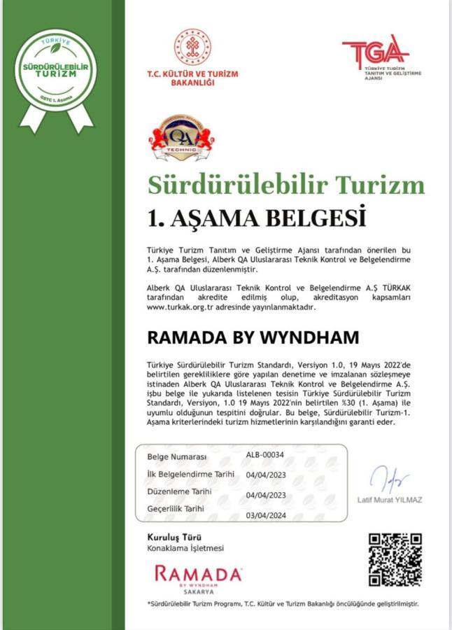 Ramada By Wyndham Sakarya Hotel מראה חיצוני תמונה
